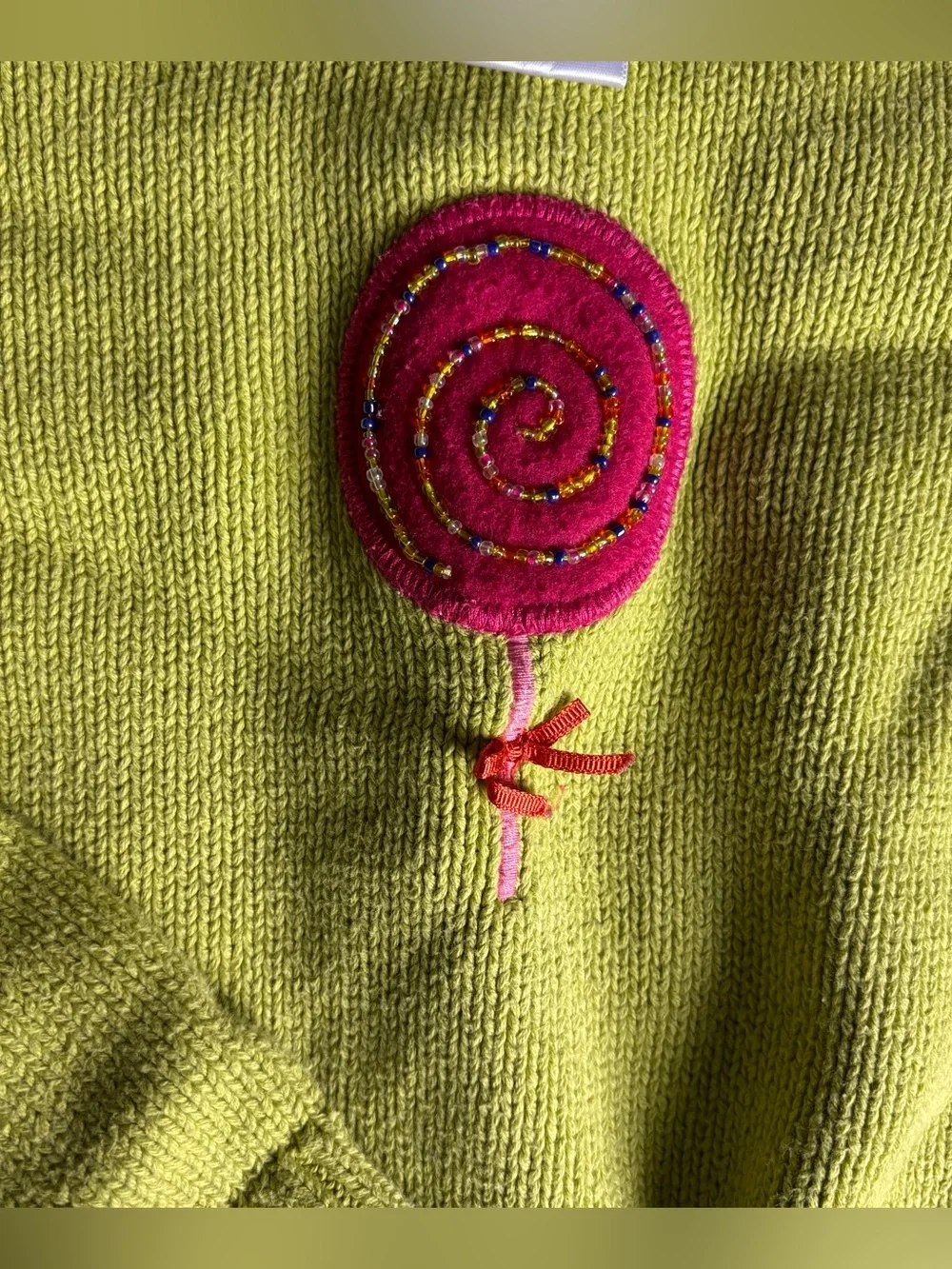 Vintage Gymboree Lollipop Green Sweater • Size 5